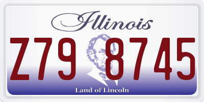 IL license plate Z798745