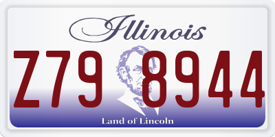 IL license plate Z798944