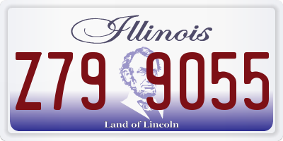 IL license plate Z799055