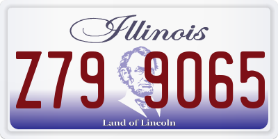IL license plate Z799065