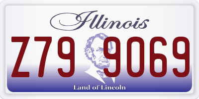 IL license plate Z799069