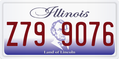 IL license plate Z799076