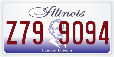 IL license plate Z799094