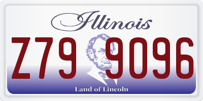 IL license plate Z799096