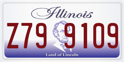 IL license plate Z799109