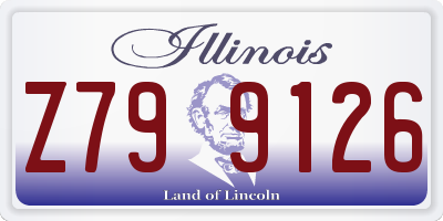 IL license plate Z799126