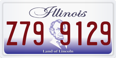 IL license plate Z799129