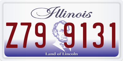 IL license plate Z799131