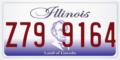 IL license plate Z799164