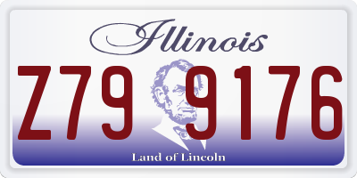 IL license plate Z799176