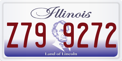 IL license plate Z799272