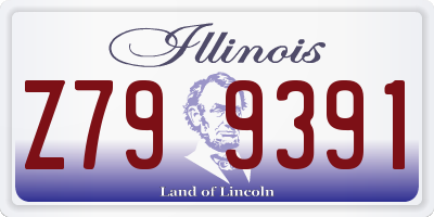 IL license plate Z799391
