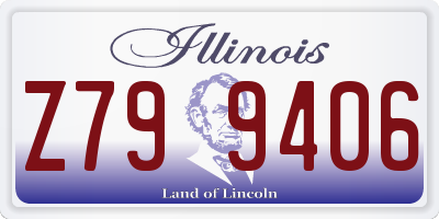 IL license plate Z799406