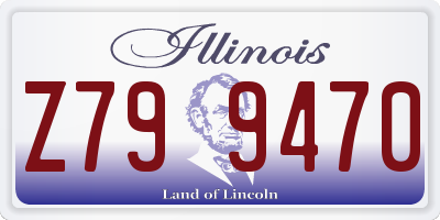 IL license plate Z799470