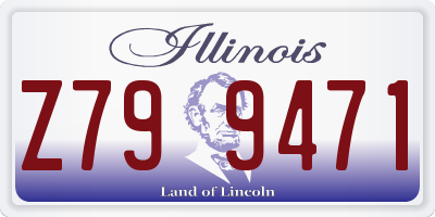 IL license plate Z799471