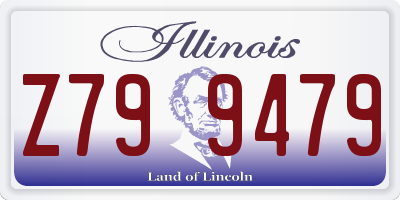 IL license plate Z799479