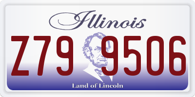 IL license plate Z799506