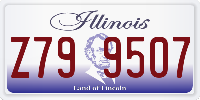 IL license plate Z799507