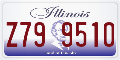 IL license plate Z799510