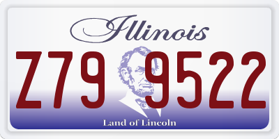 IL license plate Z799522