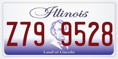 IL license plate Z799528