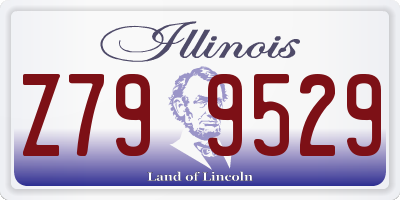 IL license plate Z799529