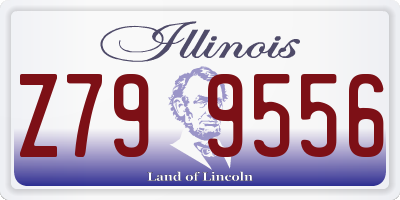 IL license plate Z799556