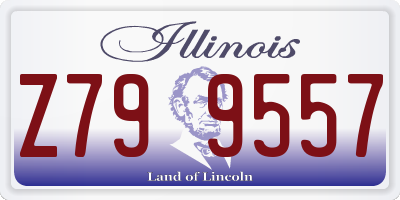 IL license plate Z799557