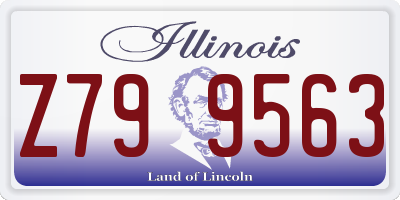 IL license plate Z799563