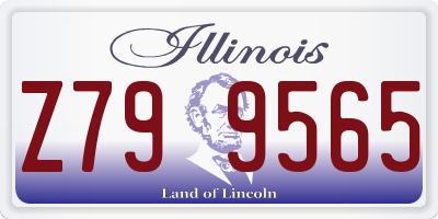 IL license plate Z799565