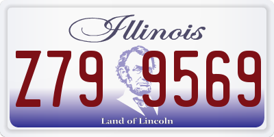 IL license plate Z799569
