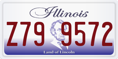 IL license plate Z799572