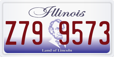 IL license plate Z799573
