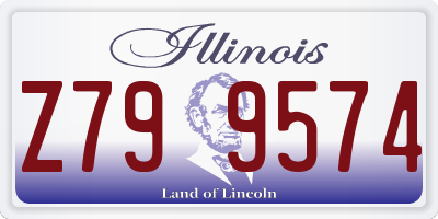 IL license plate Z799574