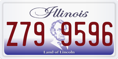 IL license plate Z799596