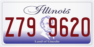 IL license plate Z799620
