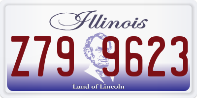 IL license plate Z799623
