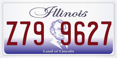 IL license plate Z799627