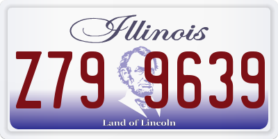 IL license plate Z799639