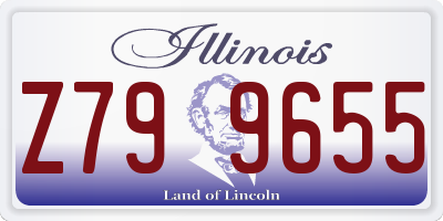 IL license plate Z799655