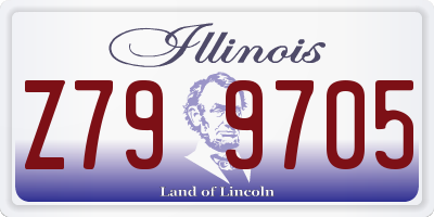 IL license plate Z799705