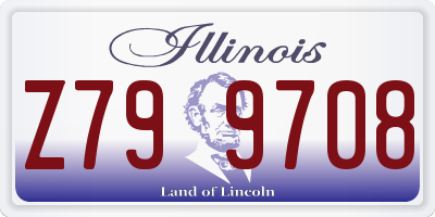 IL license plate Z799708