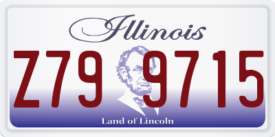 IL license plate Z799715