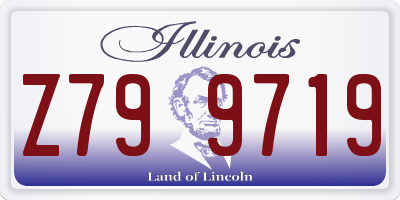 IL license plate Z799719