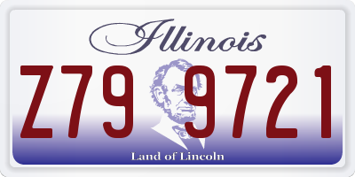 IL license plate Z799721