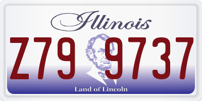 IL license plate Z799737