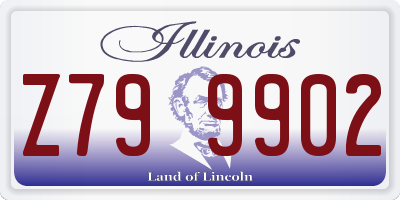 IL license plate Z799902