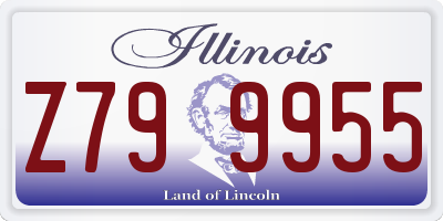 IL license plate Z799955