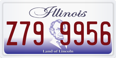IL license plate Z799956