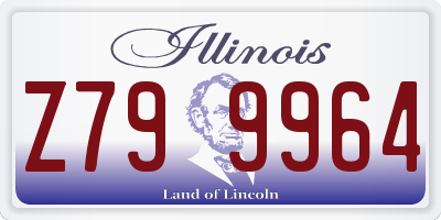 IL license plate Z799964